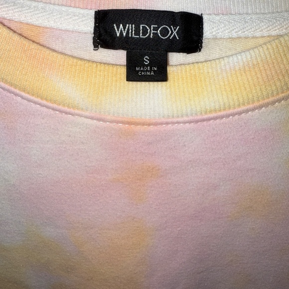 Wildfox - Oversized Pink and Orange Tie-die Sweatshirt - S - Picture 3 of 3